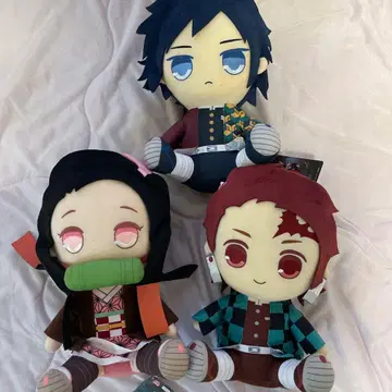 가격 인하 귀멸의 칼날 봉제 인형 세트