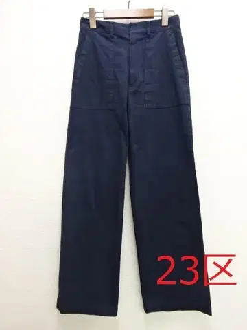 23구 슬라브 트윌 스트레치 베이커 팬츠 36 네이비