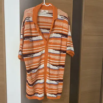ZARA SUMMER WARDROBE '23 오렌지 니트 L