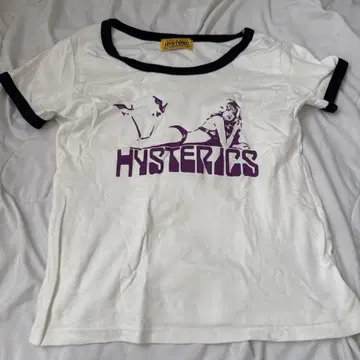 HYSTERIC GLAMOUR 반팔 T셔츠 크롭 기장