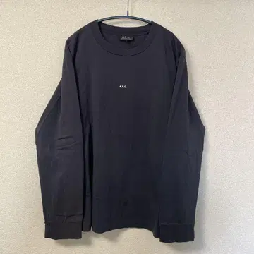A.P.C. 블랙 긴팔 티셔츠 L