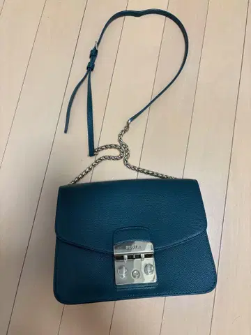 FURLA 다크 그린 숄더백