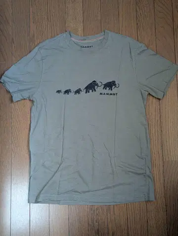 [새상품급] MAMMUT 로고 프린트 T셔츠 남성용 L