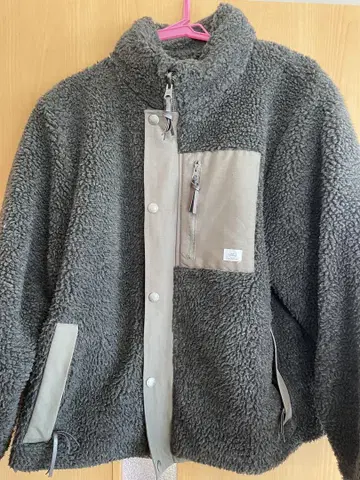 새상품급 그레이 플리스 자켓 보아 자켓