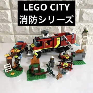 LEGO CITY 소방 지휘 트럭 오프로드 소방차 소방 시리즈 세트