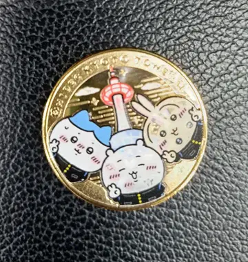 치이카와 x 니덱 교토 타워 기념 메달 각인 메달 치이카와