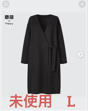 UNIQLO x theory 울 블렌드 코트 L 미사용 택 포함
