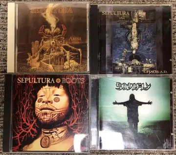 Sepultura 3장 + Soulfly 1장 CD 총 4장 세트