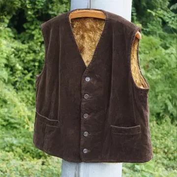 German vintage corduroy vest