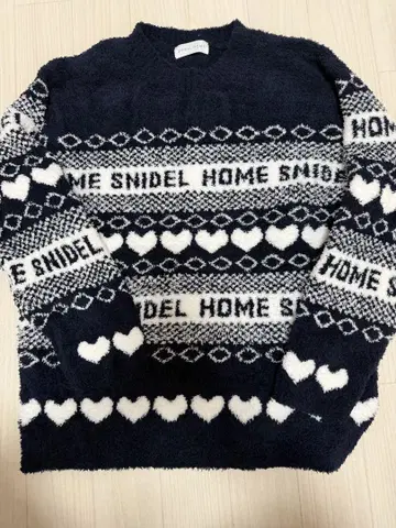 SNIDEL 하트 무늬 룸웨어 ONE SIZE