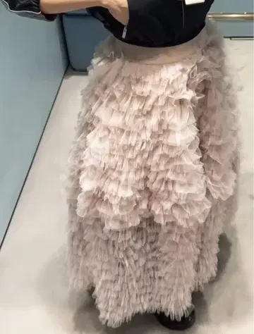 Bibiy DARLENE SHUSHU SKIRT 구하기 어려움 핑크