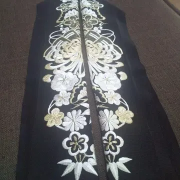 자수 장식용 깃 새상품급 후리소데 성인식