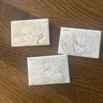 렌고쿠 쿄쥬로 원화 배지 3개 세트