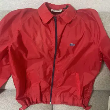 구제 의류 80년대 LACOSTE 나일론 자켓 남성용 L 빈티지