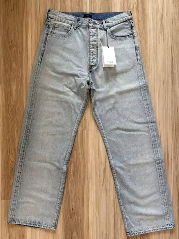 YLEVE 이레브 13.5oz 데님 스트레이트 페이드