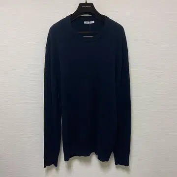 코튼 니트 스웨터 ZARA 미사용 새상품 긴팔 XL 상의 티셔츠