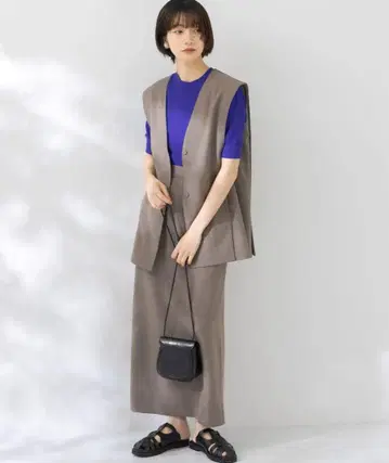 KBF 세퍼레이트 베스트 원피스 프리 사이즈