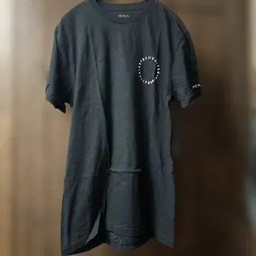RVCA 남성용 T셔츠 L 사이즈 블랙 루카