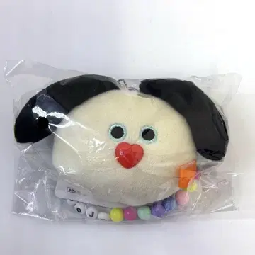 mojojojo 비즈 체인 달린 페이스 마스코트 강아지 미사용 새상품