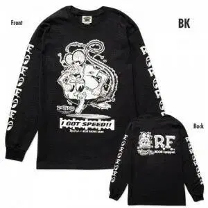Rat Fink MOON Equipped 롱 랫 핀크 긴팔 셔츠