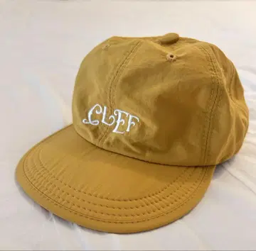 clef 클레 소프트 바이저 캡 머스타드