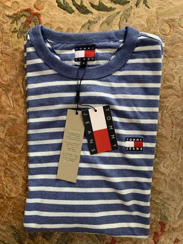 TOMMY JEANS BRETON STRIPE TEE S