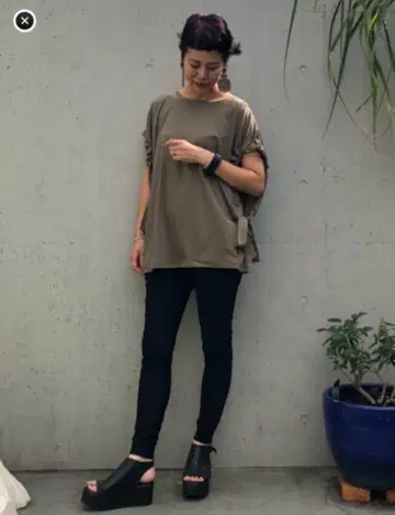 KariAng 개더 슬리브리스 탑