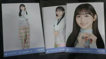 노기자카46 이치노세 미쿠 스팽글 브로마이드 3종 컴프