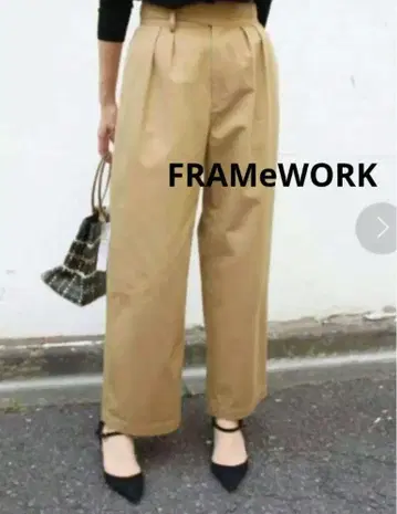 FRAMeWORK 구르카 팬츠 치노 팬츠 카멜 베이지 일본제