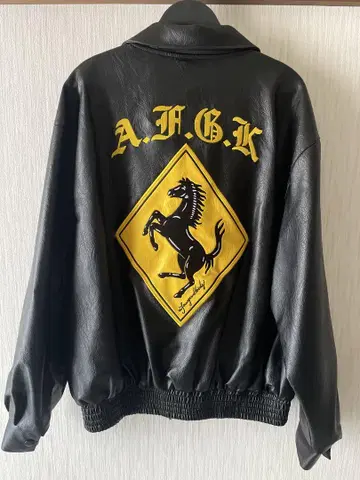 afew 가죽 자켓