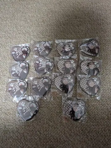 닌타마 란타로 난자타운 하트 캔뱃지 자토 콘나몬 모로이즈미 손나몬