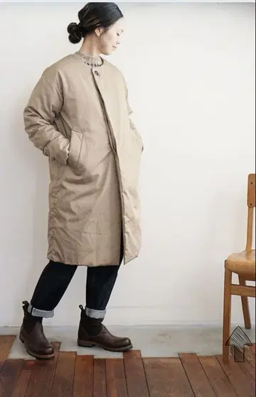 loft labo 노카라 다운 자켓