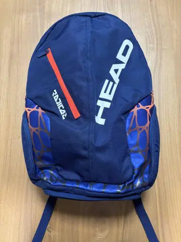 HEAD 테니스 라켓백 네이비/오렌지