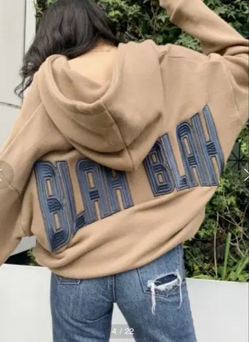 BLAHBLAH 후드 맨투맨