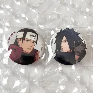 NARUTO 베이스야드 트레이딩 캔뱃지 센쥬 하시라마 우치하 마다라