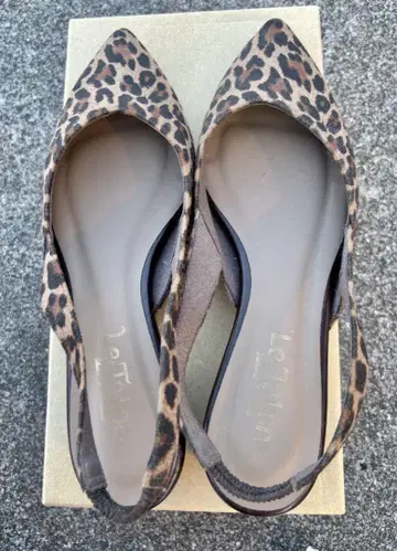 루탈론 레오파드 무늬 뮬 24cm