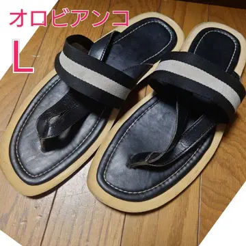 L 오로비안코 통 토 샌들 남성용