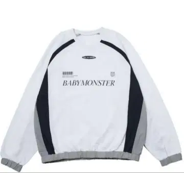 BABYMONSTER 맨투맨 화이트 M