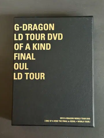 G-DRAGON WORLD TOUR ONE OF A KIND FINAL