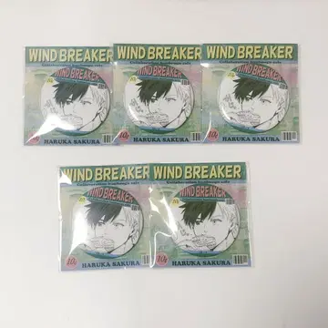 WIND BREAKER 윈브레 문구 카페 캔뱃지 사쿠라 하루카