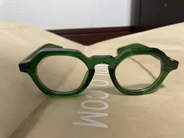 패션 안경 그린 팔각형