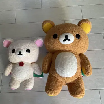 리락쿠마와 카오루 씨 전시회 한정 봉제 인형 세트