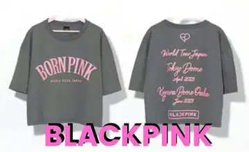 BLACKPINK 블랙 핑크 bornpink 숏 기장 T셔츠 kpop