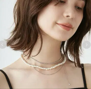 snidel 임팩트 목걸이 골드