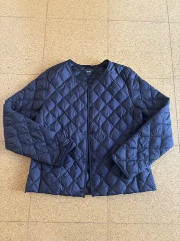 UNIQLO WARM PADDED 퀼팅 자켓 M 블랙 수납 봉투 포함