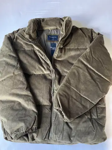 아바클로 코듀로이 헤비 웨이트 퍼퍼 자켓 남성용 XL 릴랙스