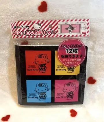 희귀 레어 미사용 새상품 헤이세이 레트로 헬로키티 CD DVD 홀더
