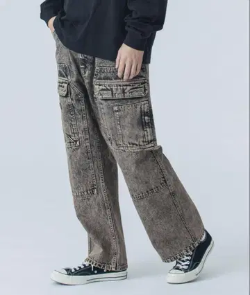 XLARGE 데님 카고 팬츠 34인치