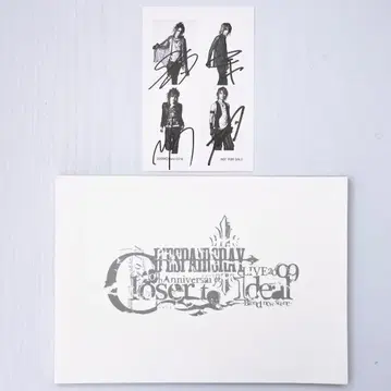 D'espairsRay 10주년 기념 투어 팜플렛