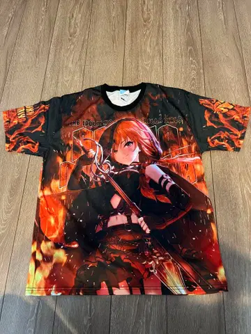 니노미야 아스카 풀 그래픽 티셔츠 L 사이즈